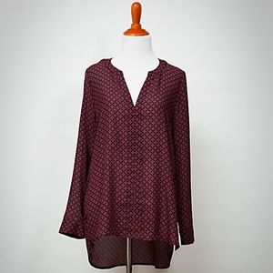 Harlowe & Graham printed blouse